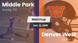 Matchup: Middle Park High vs. Denver West  2018