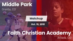 Matchup: Middle Park High vs. Faith Christian Academy 2018