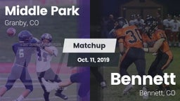 Matchup: Middle Park High vs. Bennett  2019