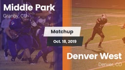 Matchup: Middle Park High vs. Denver West  2019