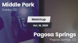 Matchup: Middle Park High vs. Pagosa Springs  2020