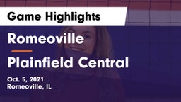 Romeoville  vs Plainfield Central  Game Highlights - Oct. 5, 2021