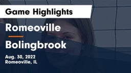Romeoville  vs Bolingbrook  Game Highlights - Aug. 30, 2022