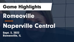 Romeoville  vs Naperville Central  Game Highlights - Sept. 3, 2022