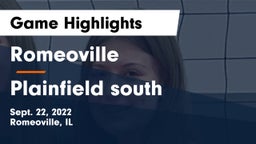 Romeoville  vs Plainfield south  Game Highlights - Sept. 22, 2022