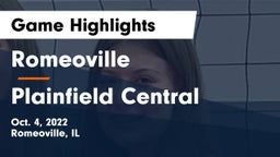 Romeoville  vs Plainfield Central  Game Highlights - Oct. 4, 2022