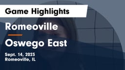Romeoville  vs Oswego East  Game Highlights - Sept. 14, 2023