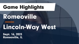 Romeoville  vs Lincoln-Way West  Game Highlights - Sept. 16, 2023