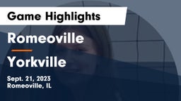 Romeoville  vs Yorkville  Game Highlights - Sept. 21, 2023