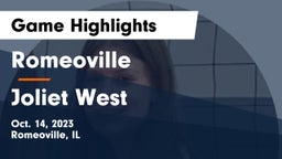 Romeoville  vs Joliet West  Game Highlights - Oct. 14, 2023