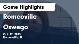 Romeoville  vs Oswego  Game Highlights - Oct. 17, 2023