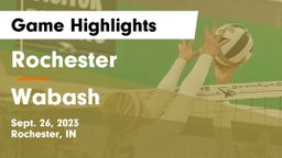 Rochester  vs Wabash  Game Highlights - Sept. 26, 2023