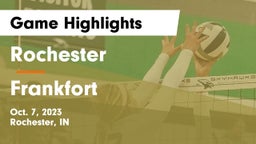 Rochester  vs Frankfort  Game Highlights - Oct. 7, 2023