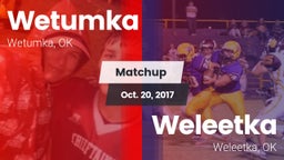 Matchup: Wetumka  vs. Weleetka  2017