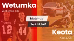 Matchup: Wetumka  vs. Keota  2018
