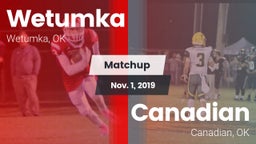 Matchup: Wetumka  vs. Canadian  2019