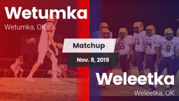Matchup: Wetumka  vs. Weleetka  2019
