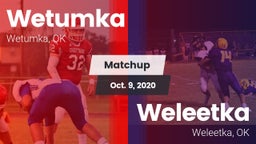 Matchup: Wetumka  vs. Weleetka  2020