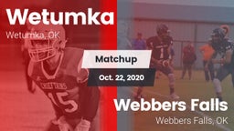 Matchup: Wetumka  vs. Webbers Falls  2020