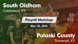 Matchup: South Oldham High vs. Pulaski County  2016
