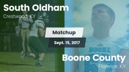 Matchup: South Oldham High vs. Boone County  2017