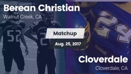 Matchup: Berean Christian vs. Cloverdale  2017