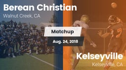 Matchup: Berean Christian vs. Kelseyville  2018
