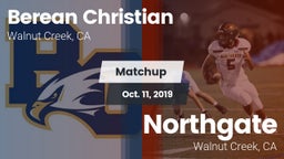 Matchup: Berean Christian vs. Northgate  2019