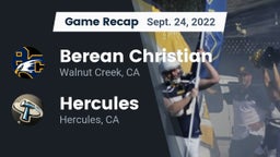 Recap: Berean Christian  vs. Hercules  2022