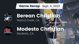 Recap: Berean Christian  vs. Modesto Christian  2023