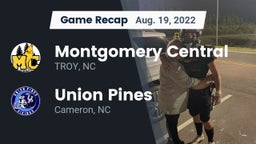 Recap: Montgomery Central  vs. Union Pines  2022