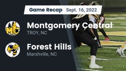Recap: Montgomery Central  vs. Forest Hills  2022