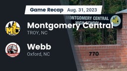 Recap: Montgomery Central  vs. Webb  2023