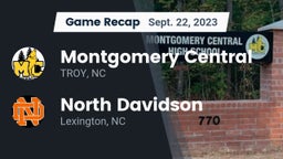 Recap: Montgomery Central  vs. North Davidson  2023