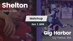 Matchup: Shelton  vs. Gig Harbor  2016