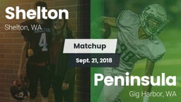 Matchup: Shelton  vs. Peninsula  2018