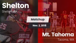 Matchup: Shelton  vs. Mt. Tahoma  2018
