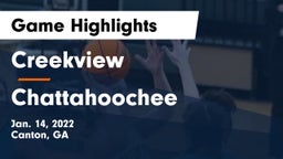 Creekview  vs Chattahoochee  Game Highlights - Jan. 14, 2022