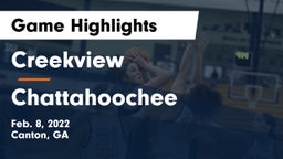 Creekview  vs Chattahoochee  Game Highlights - Feb. 8, 2022