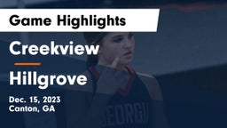 Creekview  vs Hillgrove  Game Highlights - Dec. 15, 2023