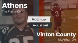 Matchup: Athens  vs. Vinton County  2018