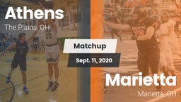 Matchup: Athens  vs. Marietta  2020