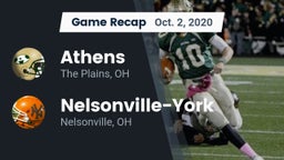 Recap: Athens  vs. Nelsonville-York  2020