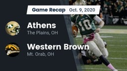 Recap: Athens  vs. Western Brown  2020