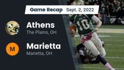 Recap: Athens  vs. Marietta  2022