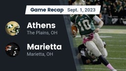 Recap: Athens  vs. Marietta  2023