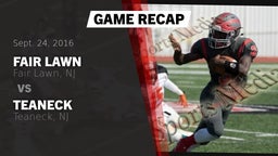 Recap: Fair Lawn  vs. Teaneck  2016