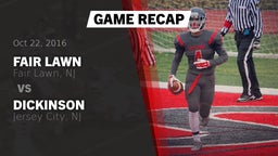 Recap: Fair Lawn  vs. Dickinson  2016