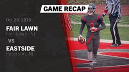 Recap: Fair Lawn  vs. Eastside  2016