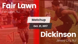 Matchup: Fair Lawn vs. Dickinson  2017